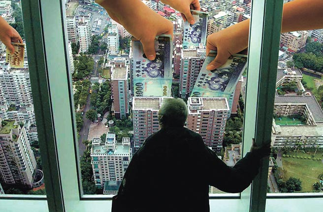 台湾在西元2000年前房贷利率基本上都在6％以上，当时很少有听到贷款炒房。因为利率高自然就抑制了炒房的行为。图／本报资料照片