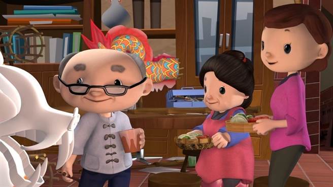 第一部客家原创3D动画《神影之龙》。（客家文化发展中心提供）