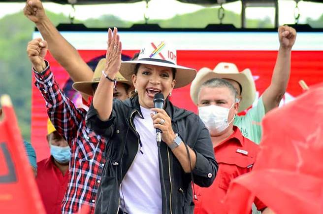 宏都拉斯準總統秀瑪菈．卡斯楚（Xiomara Castro）。（摘自秀瑪菈．卡斯楚臉書）