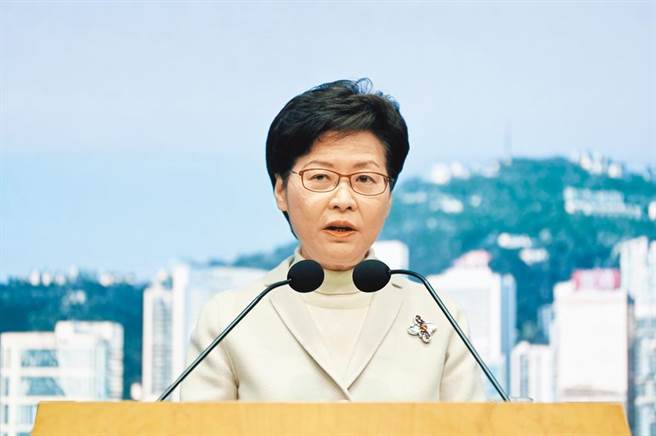 香港特首林郑月娥。（中新社）

