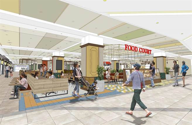 MITSUI OUTLET PARK台南同时也带来了约47个主题餐厅以及美食广场、以及轻食、伴手礼等品牌进驻。（MITSUI OUTLET PARK提供）