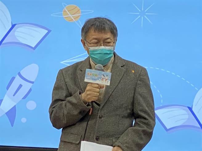 台北市长柯文哲。（张立勋摄）