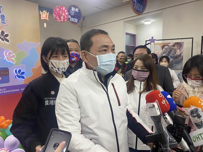 朱立伦称国民党路线永远是爱台湾　侯友宜：盼大家好好做事（戴上容摄）