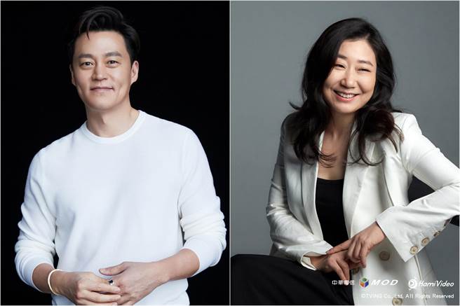 李瑞鎮（左）與羅美蘭強強聯手。（愛爾達、中華電信提供）