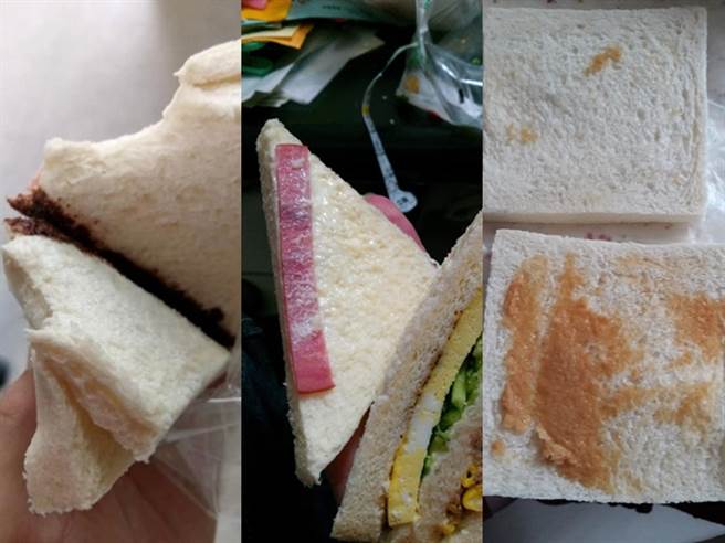 贴文下方还有不少网友分享类似经验，有人是跟原PO一样吃到只涂在吐司外围的果酱三明治，也有人是吃到火腿仅「1公分」宽并同样放在最外围的三明治。（翻摄自脸书「爆料公社」）