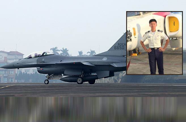 F-16V坠海，目前传找到飞行官陈奕疑似尸块。（图／本报资料照）
