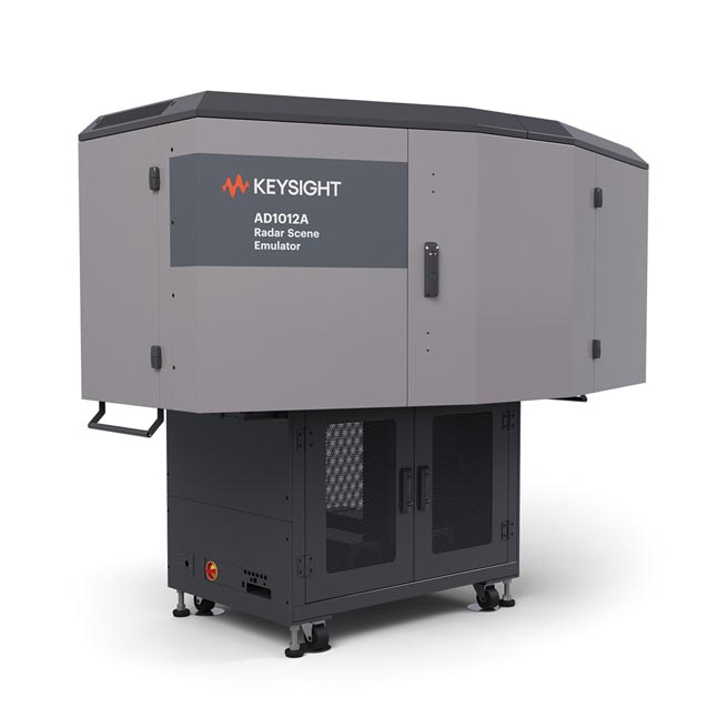 是德科技推出雷達場景模擬器，讓汽車製造商可直接於實驗室中測試複雜的真實駕駛情境，加速自動駕駛發展。圖／業者提供