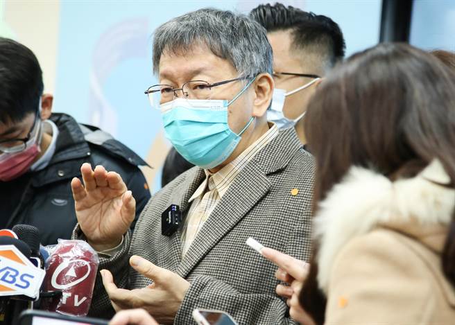 台北市长柯文哲预计今年3月访问美国，但柯文哲14日表示，如果疫情继续蔓延下去，就算了吧。（资料照，陈俊吉摄）