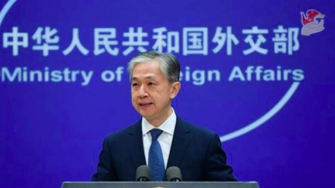 中國外交部發言人汪文斌。（新華社）