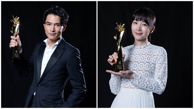 邱泽（左）、阳靓是去年台北电影节影帝后。（台北电影节提供）