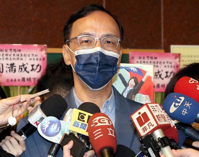 国民党主席朱立伦。（资料照，赵双杰摄）