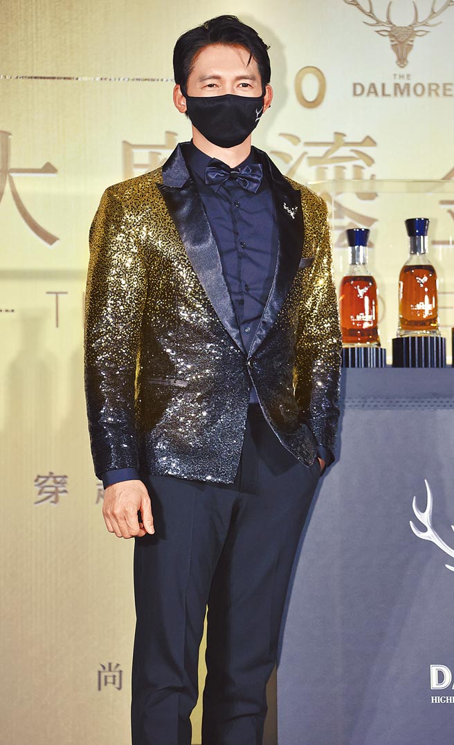 《最佳利益》夫妻檔温升豪（见图）、天心昨一起出席活动。（罗永铭摄）