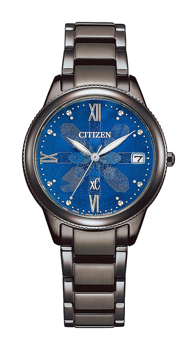 田馥甄与CITIZEN联手设计的「甄心陪伴联名款」EO1235-58L限量表，限量600只，1万7800元。（CITIZEN提供）