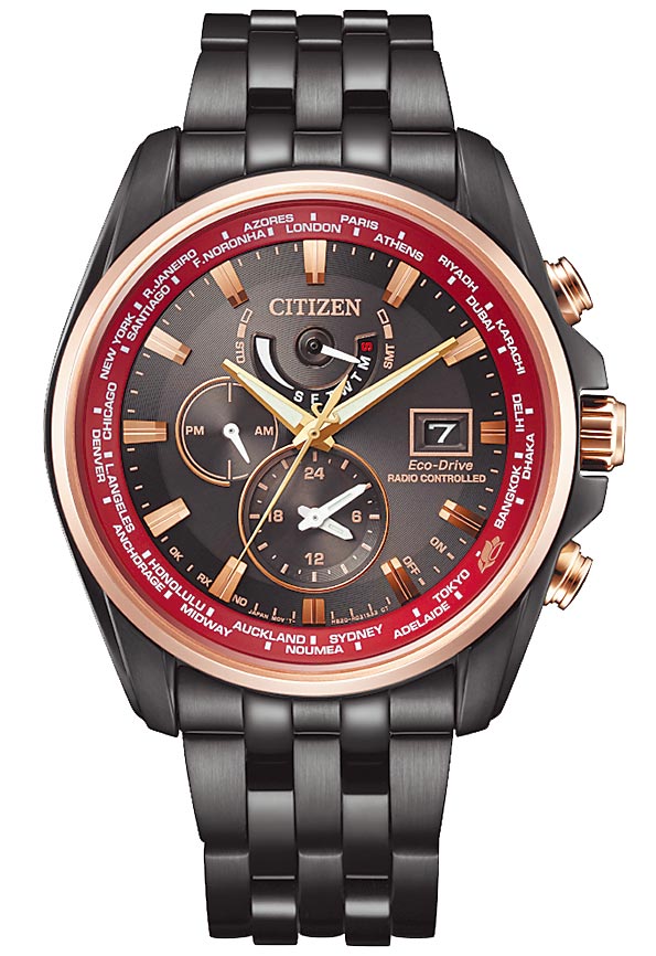 CITIZEN为庆祝登台25周年推出AT9124-88E男表，限量700只，2万9800元。（CITIZEN提供）