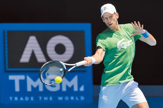 虽然抽籤一度延后，乔柯维奇在澳网的赛程仍顺利出炉。（美联社）