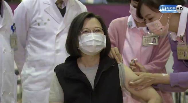 正副总统今打高端。(取自中时新闻网直播)