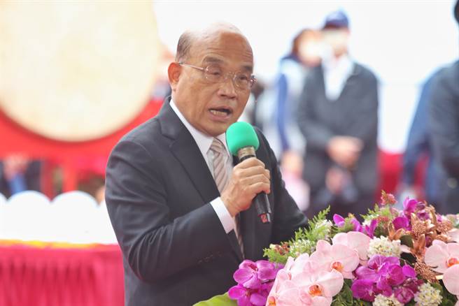 行政院长苏贞昌上任满3年。（资料照/杜宜谙摄）