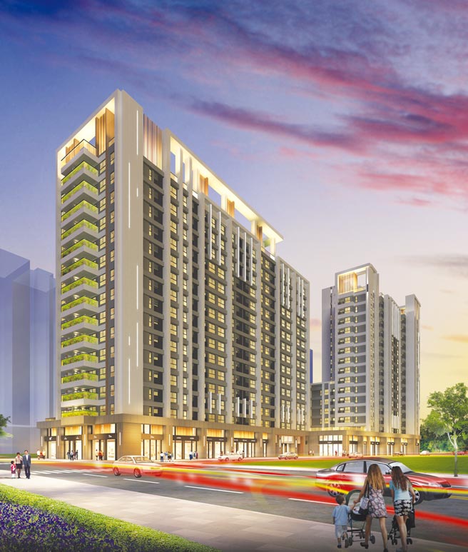 只剩下少数待售的清景麟「河堤世界」，预计2024年完工交屋。图／清景麟提供