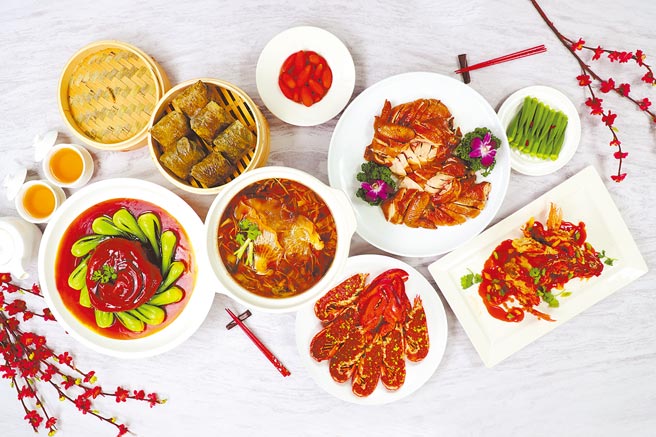 林酒店得来速外带年菜，推出「虎跃龙腾吉祥宴」。图／林酒店提供