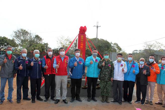 金门金寧乡后湖社区活动中心今天动土，预定今年底完工启用，未来将做为照顾老幼的社区关怀据点，以及推动地方文化传承的场所。（李金生摄）