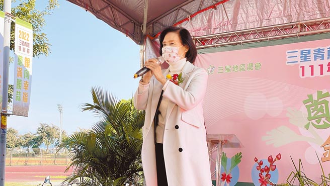 林姿妙突然现身活动会场，有关涉入弊案，她受访表示，相信司法会公正。（民眾提供）