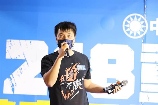 国民党副发言人杨植斗谈核食议题。（杨植斗提供／黄婉婷台北传真）