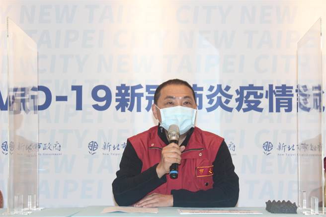北市长侯友宜说，有通报给各学校，目前为止未接获学校回报有个案出现。（陈慰慈摄）