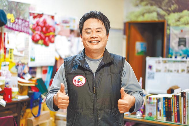 宜兰县员山乡结头份社区发展协会理事长陈聪文。（李忠一摄）