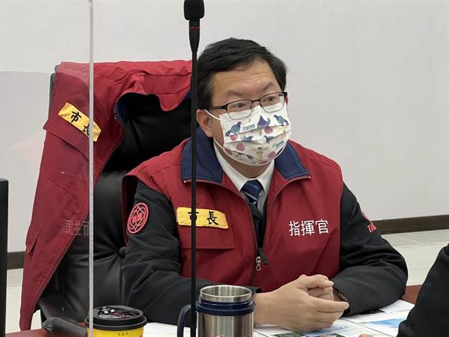 桃园市长郑文灿。(蔡依珍摄)