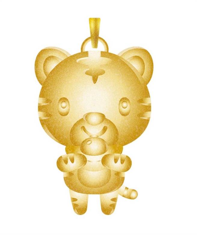 微风福袋奖项「9999纯金虎年金饰」价值4000元。（微风提供）