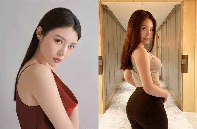 徐冬冬被封大陆第一美胸。（图／翻摄自徐冬冬微博）