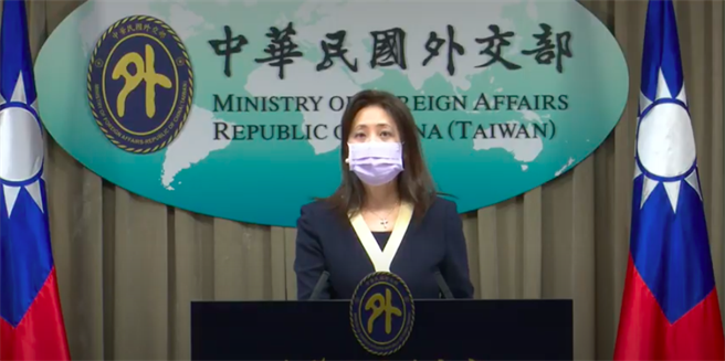 外交部发言人欧江安。（取自外交部直播）