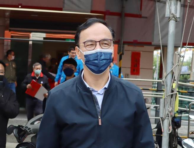 国民党主席朱立伦。（吕妍庭摄）