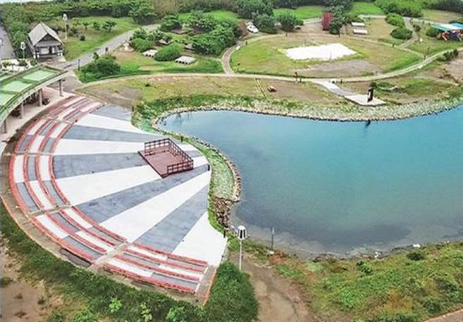 云林县口湖乡「海口故事园区」，打造云林海线最美露营区。（口湖乡公所提供／张朝欣云林传真）