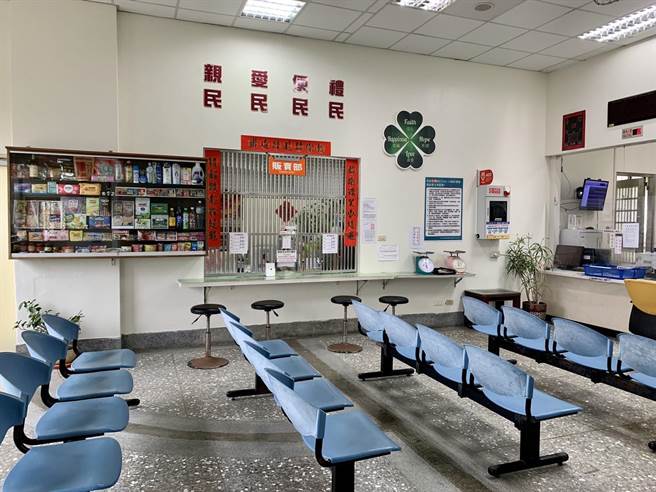 苗栗看守所为防疫划设「採检动线」及「採检等候区」。（苗栗看守所提供／谢明俊苗栗传真）