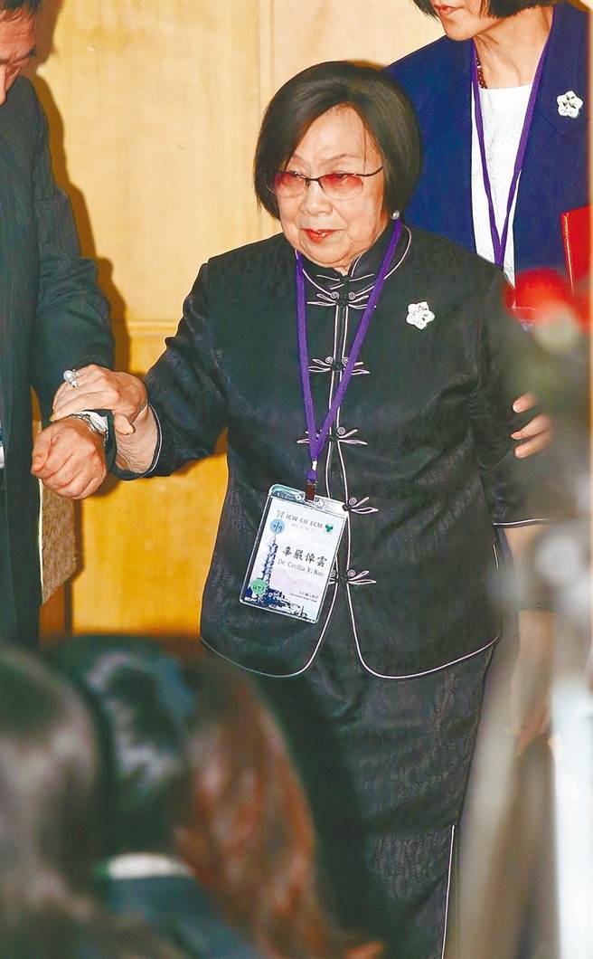 党产会告发前妇联会主委辜严倬云（见图）和女儿辜怀如毁损政治檔案，检方认定不起诉。（本报资料照片）