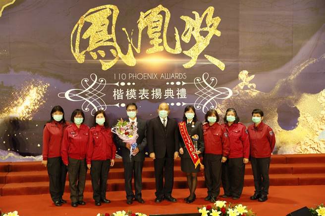 內政部消防署今舉辦鳳凰獎楷模表揚典禮。（消防署提供）