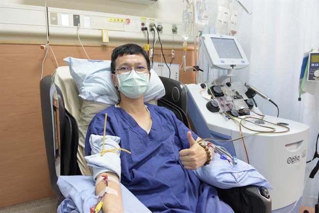 大林慈济医院医师吴晋嘉捐骨髓救人。（大林慈济提供／张亦惠嘉县传真）