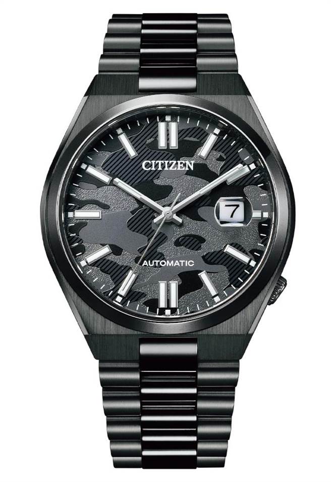 星辰自動上鏈迷彩腕表1萬4800元。（Citizen提供）