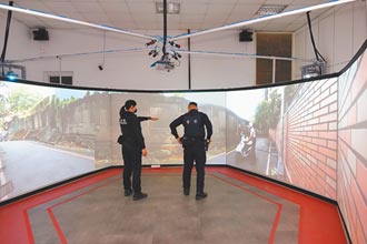300度互動情境靶場 助警訓練臨場應變