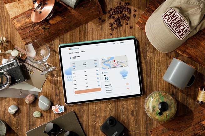 奧丁丁集團宣布跨足氣象服務領域，與安吉氣象決策資訊有限公司合作推出奧丁丁台灣即時氣象站OwlWeather。（奧丁丁提供） 