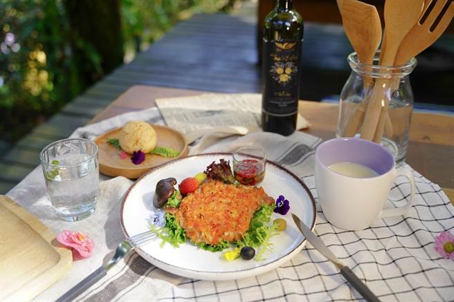 薰衣草節主廚套餐，來感受料理不同層次風味和動動手的樂趣吧。（薰衣草森林提供） 