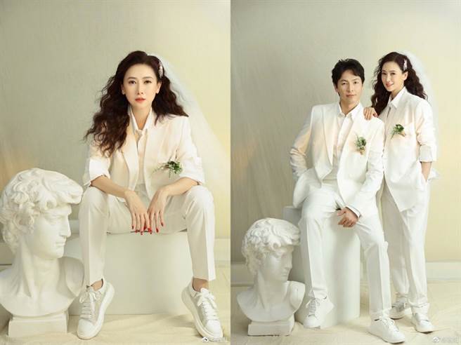 翁虹和老公结婚15年。（图／微博@翁虹）