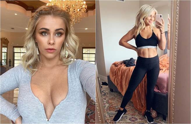 格斗正妹范赞认跟帅尪拍性爱片，还打算分享。(取材自paigevanzant IG)