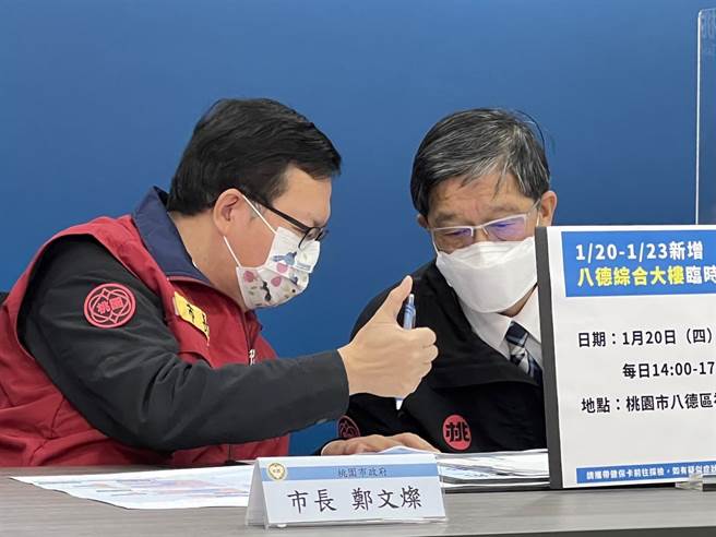 桃检公务员西堤用餐未通报，桃园市长郑文灿和卫生局长王文彦指出，若违反自主健康管理规范将开罚。(蔡依珍摄)