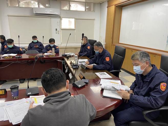 平镇警召开加强重要节日安全维护工作任务讲习。（警方提供／桃园传真）