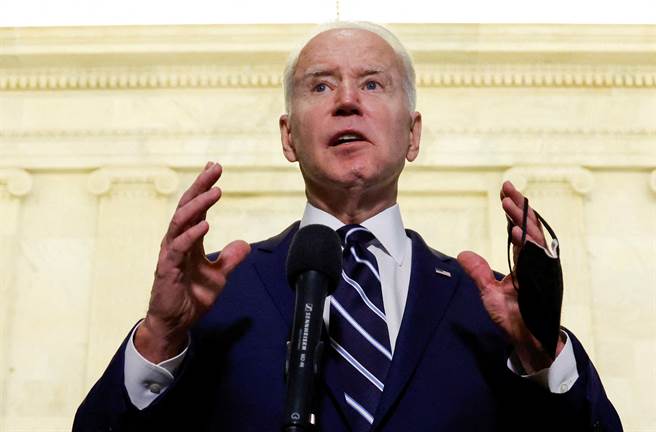 拜登2021年1月20日就职时承诺，会「全心全意」致力于团结美国。(图／路透社)