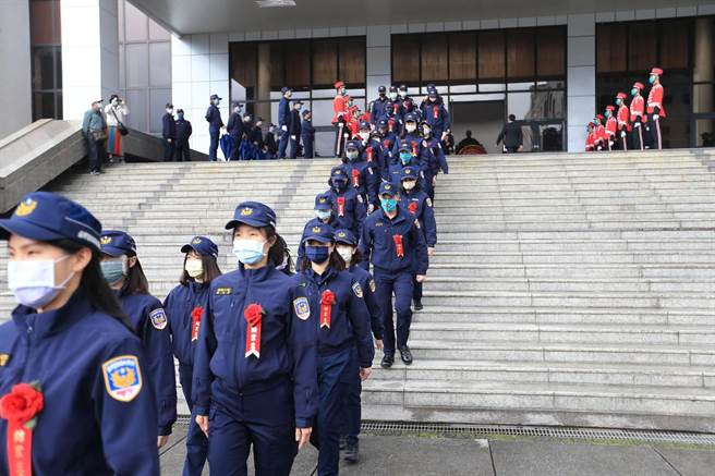 448人將投入警消工作。（警專提供）