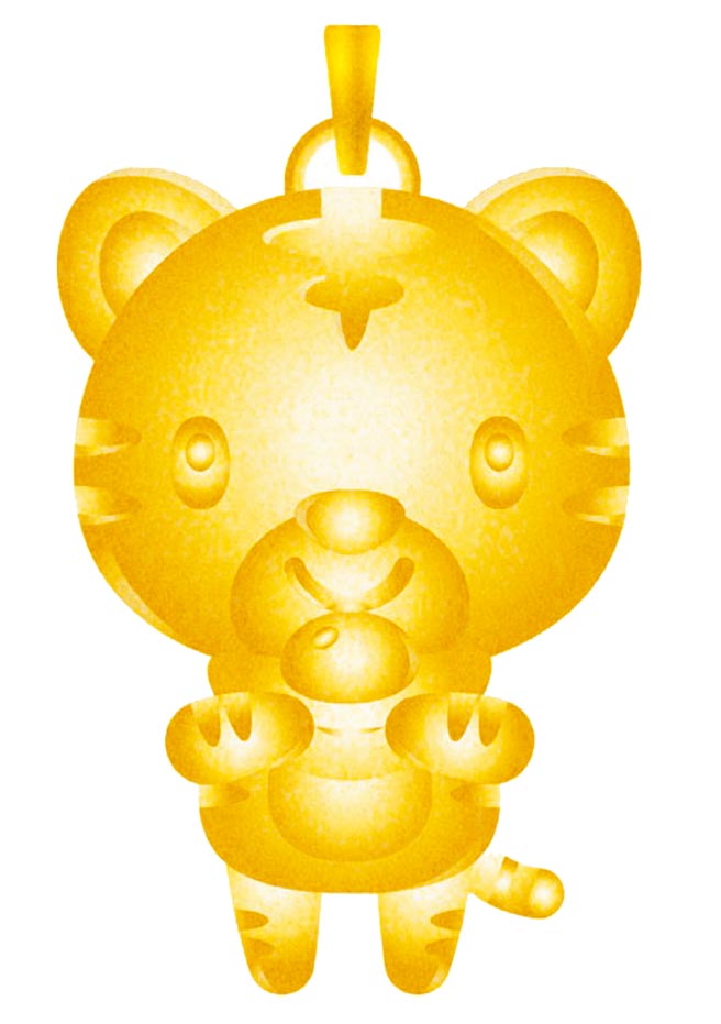 微风福袋抽9999纯金虎年金饰，价值4000元。（微风提供）