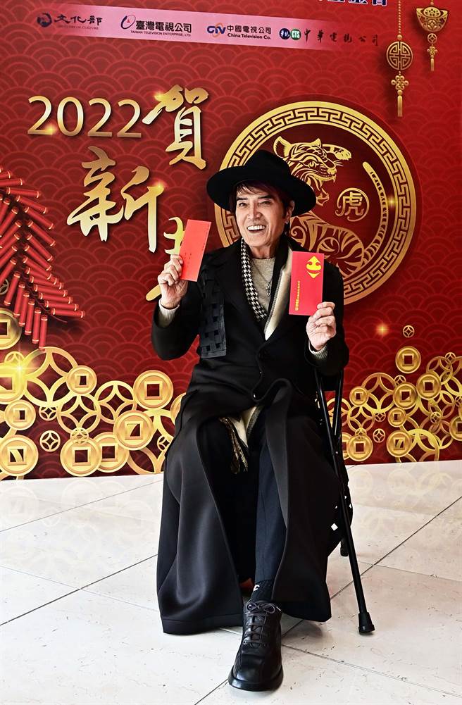 「鑽石歌王」林沖去年大腿動脈開刀，日前現身活動現場，氣色顯得相當好。（台視提供）